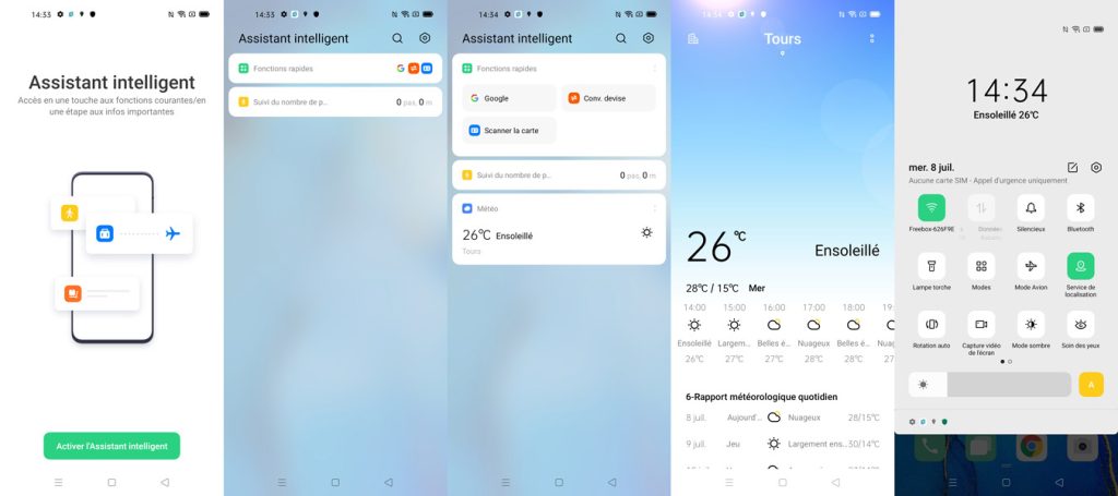 coloros 7 sur le find X2 Neo
