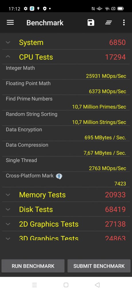 test performances find x2 lite
