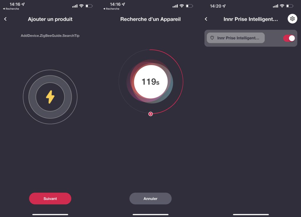 application Innr Smart Plug