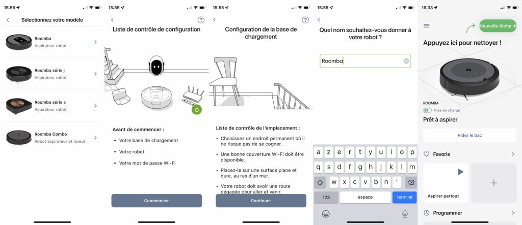 Application robot Roomba i 3+