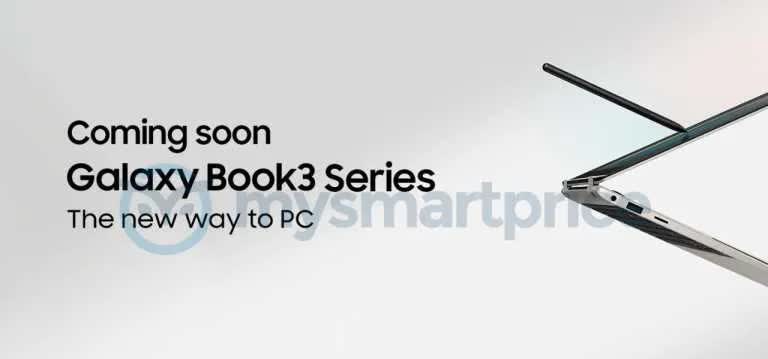 Image de presse pour le Samsung Galaxy Book 3