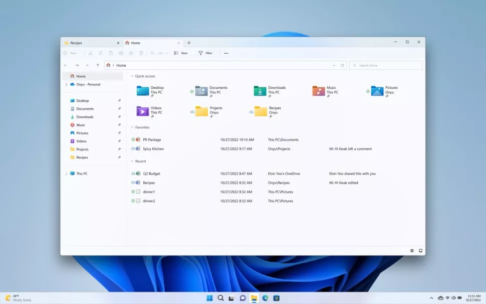 mise à jours windows 11 