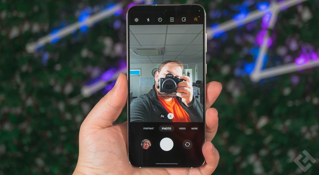 Caméra frontale du Samsung Galaxy S23 Plus