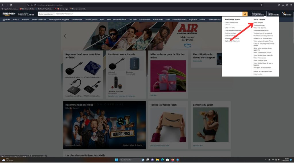 tuto abonnement gratuit amazon prime 