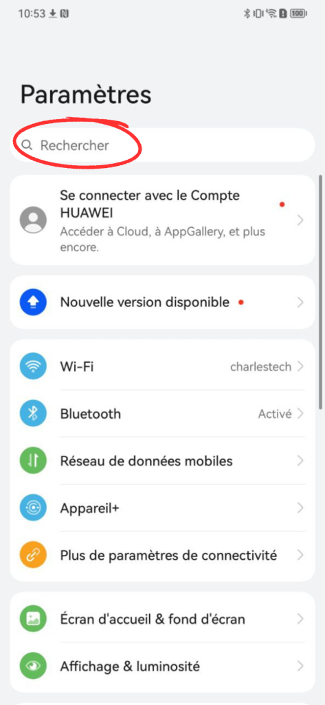 comment changer de langue sur un téléphone android