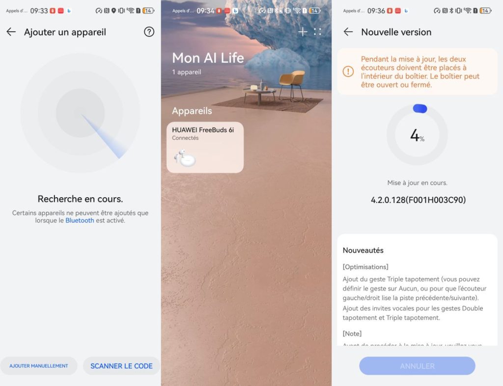 Configuration Huawei AI Life